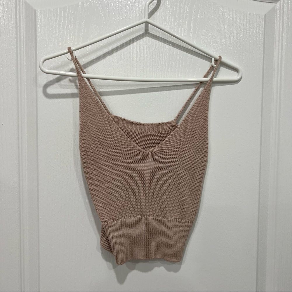 Brandy melville Rose Knit Cami Top